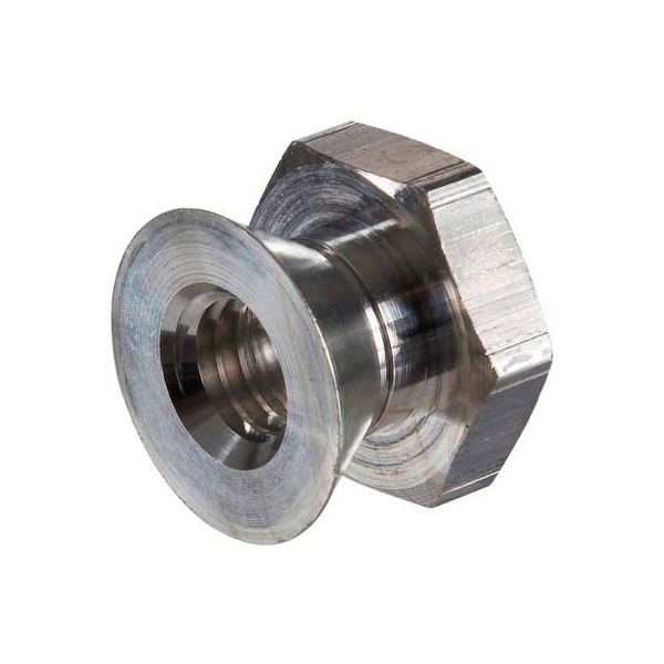 Tamper-Pruf Screws Lock Nut, 3/8"-16, Aluminum BAN.386 - main